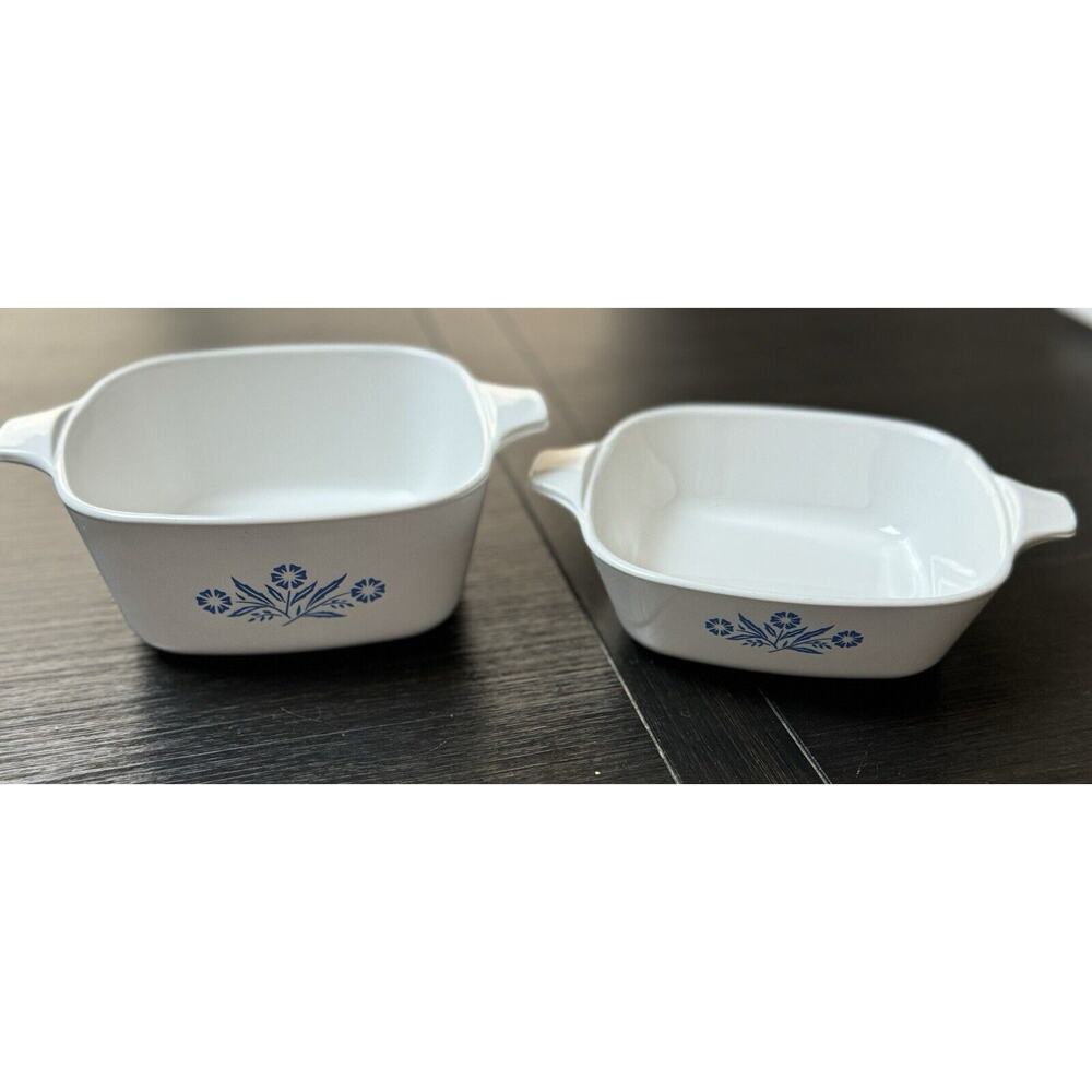 Vintage Corningware Lot Of 2 Pcs P-43-8,P69-b